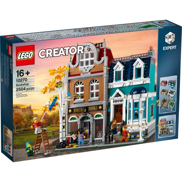 Lego Creator Expert Bookshop 16 Ani+ 2504 Piese 10270